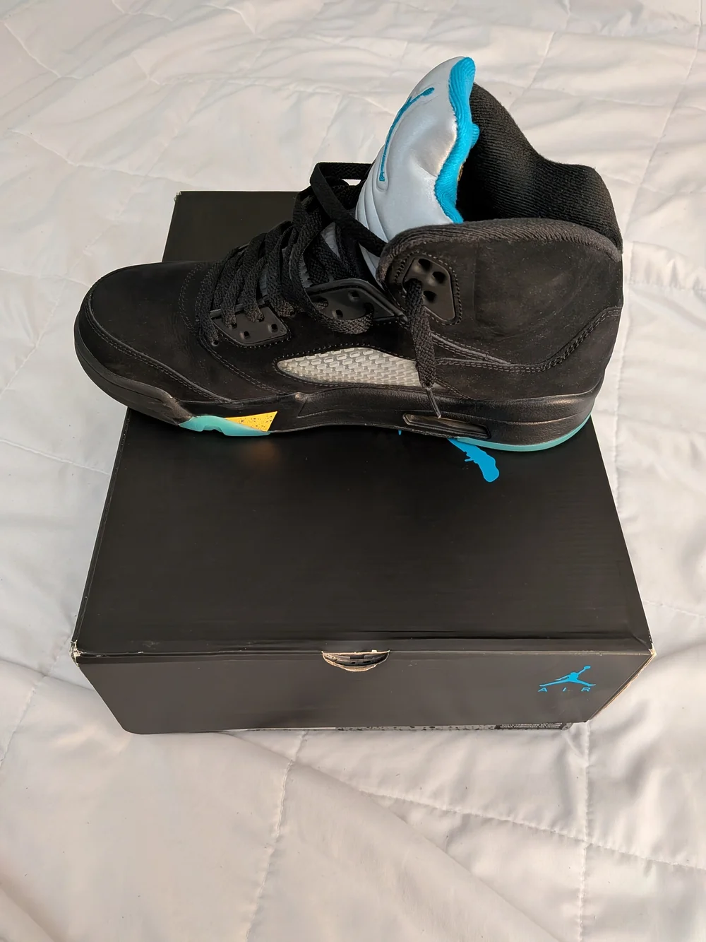 Jordan 5 Retro Aqua.